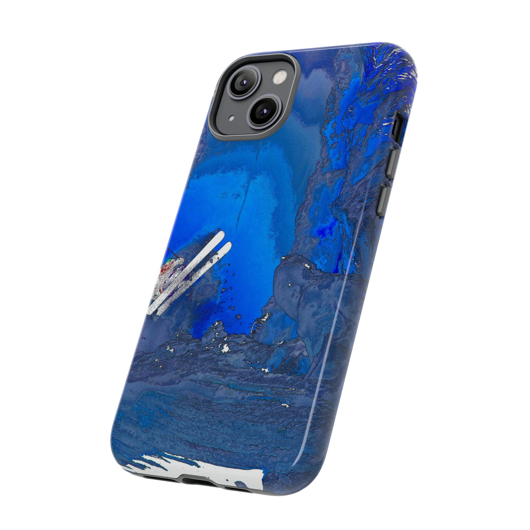 Cute IPhone Case | iPhone 15 Case | iPhone 15 Pro Max Case, Iphone 14 Case, Iphone 14 Pro Max Case IPhone Case for Art Lovers, Skiing Mountain - Studio40ParkLane