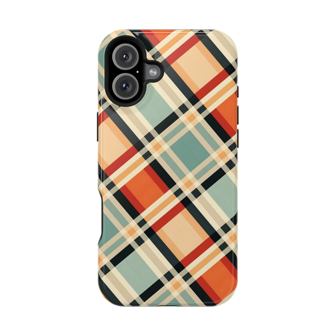 Checkered Plaid Magsafe Gift for Her Cute Phone Case for Iphone, | iPhone 16 | iPhone 15 Pro Max, Iphone 14 Pro Max, 13 12 11 10 9 8 7 - Studio40ParkLane