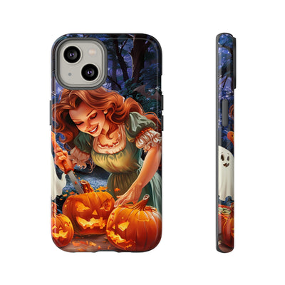 Autumn Fall Pumpkin Fairy Gift for Her Cute Phone Case for, Samsung Galaxy S24, S23, S22, S21, IPhone 16 Case | Iphone 15, Iphone 14, IPhone 13 Case