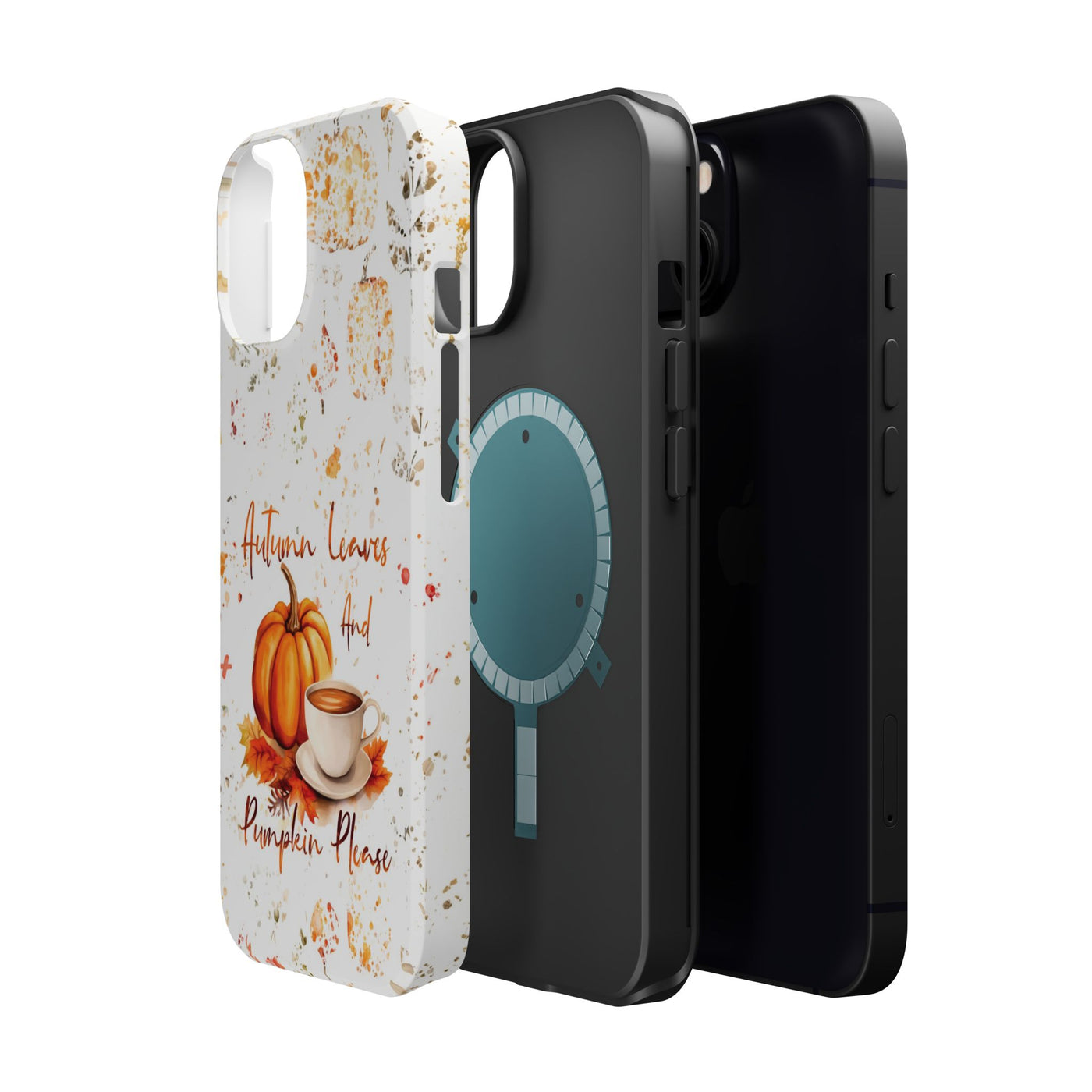Fall Leaves Pumpkins Tough Magsafe Cute Phone Cases for Iphone | iPhone 15 Case | iPhone 15 Pro Max Case, Iphone 14, Iphone 14 13 12 11 10 9 8 7 - Studio40ParkLane