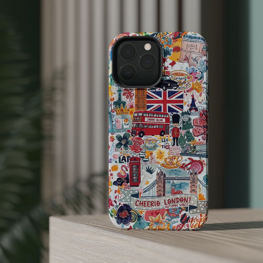 London England Coquette Collage Tough Magsafe Cute Phone Cases for Iphone | iPhone 17 Pro Max Case, Iphone 16, Iphone 15 14 13 12 11 10 9 - Studio40ParkLane
