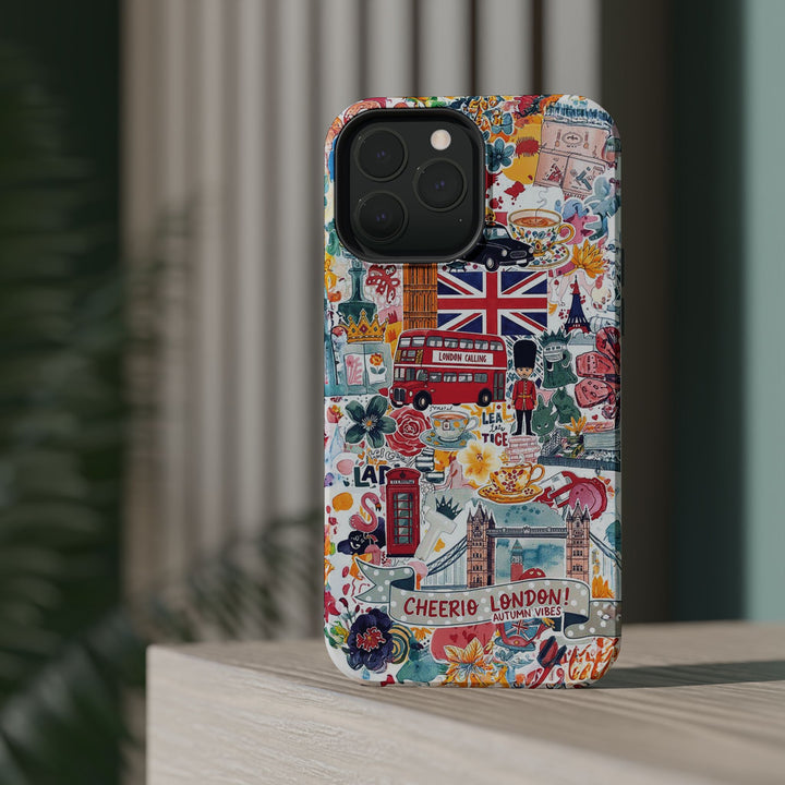 London England Coquette Collage Tough Magsafe Cute Phone Cases for Iphone | iPhone 17 Pro Max Case, Iphone 16, Iphone 15 14 13 12 11 10 9 - Studio40ParkLane