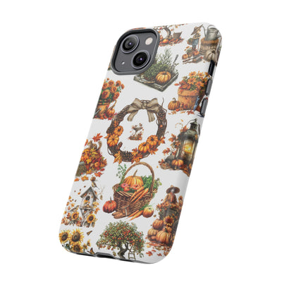 Impact Resistant, Fall Leaves Collage, Cute Phone Cases for Samsung S24, S23, S22, S21, IPhone 15 pro Iphone 14 pro Iphone 13 IPhone 12 Iphone 11