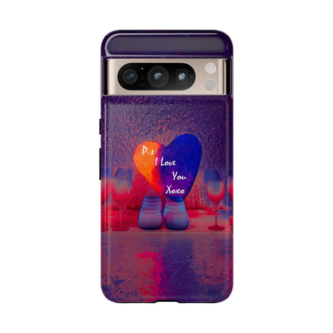 Cute Samsung Case | Cool Iphone Case | PS I love You - Heart, Samsung S24, S23, S22, S21, IPhone 15 Case | Iphone 14 Case, Iphone 13 Case - Studio40ParkLane