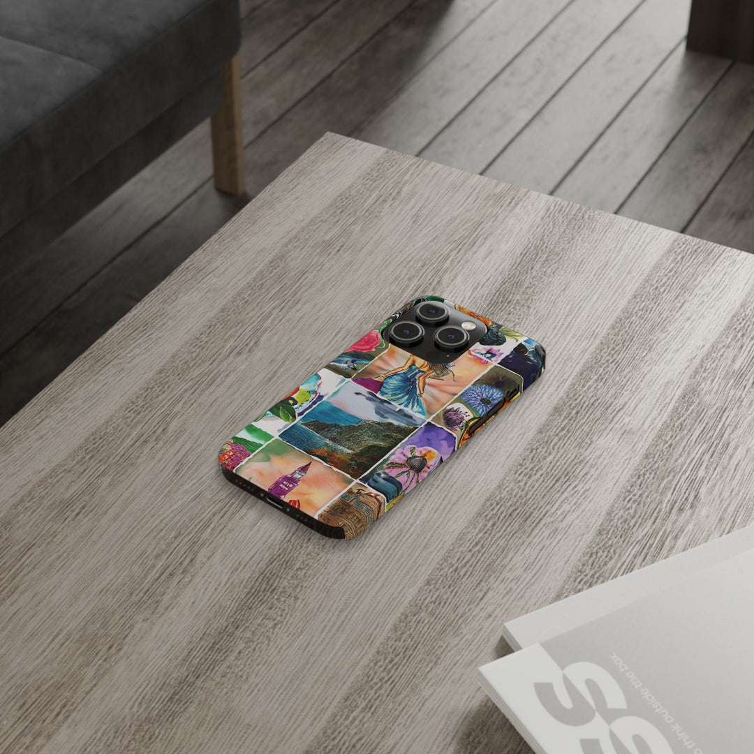 Slim Travel Coquette Collage Slim Cute Phone Cases for Iphone | iPhone 15 Case | iPhone 15 Pro Max Case, Iphone 14, Iphone 14 Pro Max, Iphone 13 - Studio40ParkLane