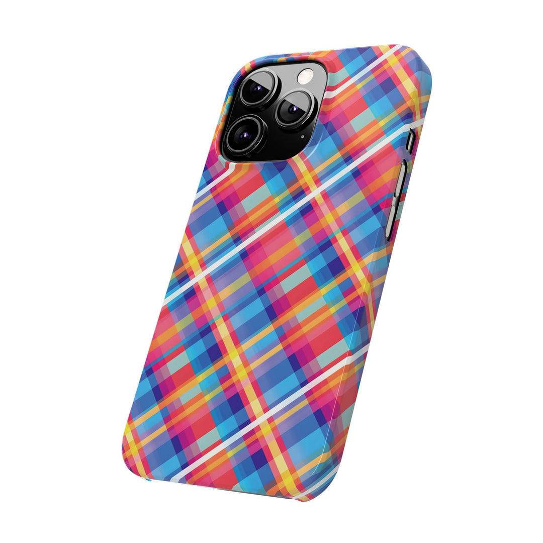 Slim Checkered Plaid Gift for Her Cute Phone Cases for Iphone 16 Pro Max | iPhone 15 Case | iPhone 15 Pro Max Case, Iphone 14, 13, 12, 11, 10, 8, 7 - Studio40ParkLane