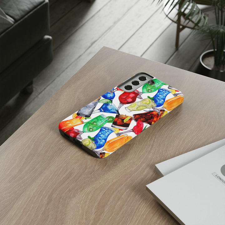 Cute Samsung Case | Cool Iphone Case | Summer Fruit Cocktail, Samsung S24, S23, S22, S21, IPhone 15 Case | Iphone 14 Case, Iphone 13 Case - Studio40ParkLane