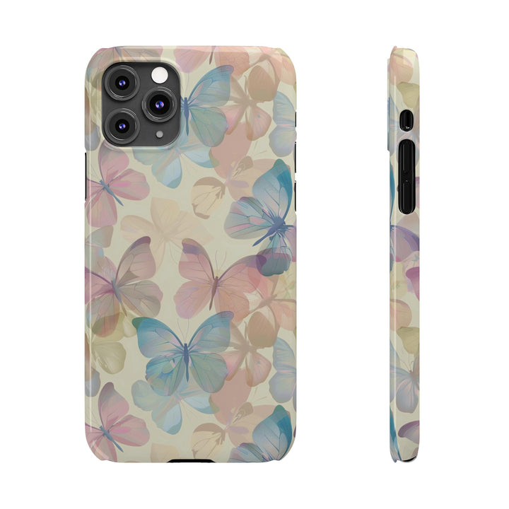 Slim Cute Phone Cases for Iphone - | iPhone 15 Case | iPhone 15 Pro Max Case, Iphone 14 Case, Iphone 14 Pro Max, Iphone 13, Summer Pastel Butterflies - Studio40ParkLane