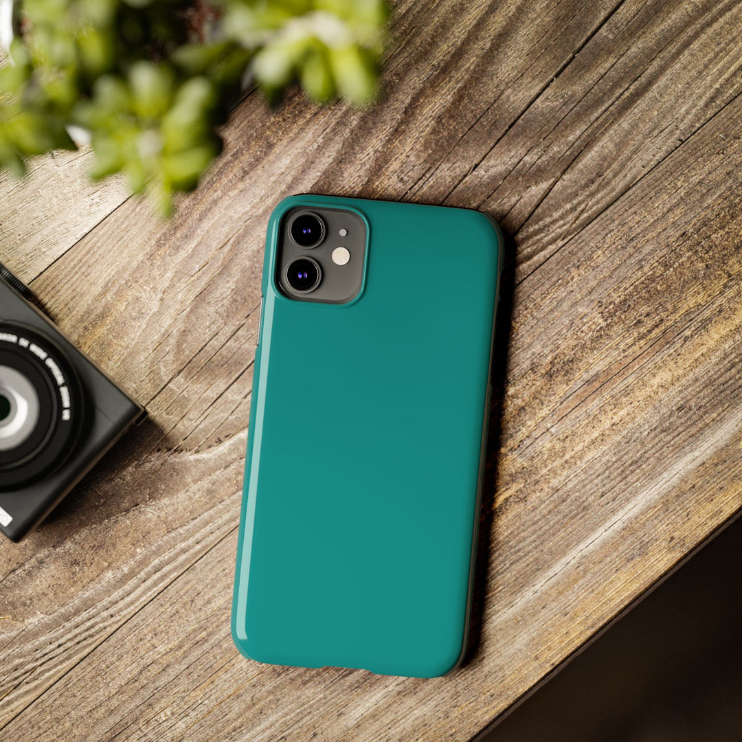 Slim Turquoise Blue Gift for Her Aesthetic Cute Phone Case for Iphone 16 - | iPhone 15 Pro Max Case | iPhone 14 Case 13 12 11 10 9 8 7 - Studio40ParkLane