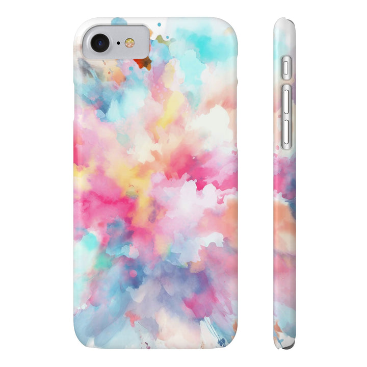 Slim Paint Splash Pink Gift for Her Cute Phone Cases for Iphone 16 Pro Max | iPhone 15 Case | iPhone 15 Pro Max Case, Iphone 14, Iphone 14 Pro Max, Iphone 13 12 11 8 7 - Studio40ParkLane