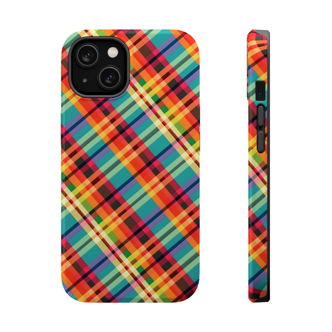 Checkered Plaid Magsafe Gift for Her Cute Phone Case for Iphone, | iPhone 16 | iPhone 15 Pro Max, Iphone 14 Pro Max, 13 12 11 10 9 8 7 - Studio40ParkLane