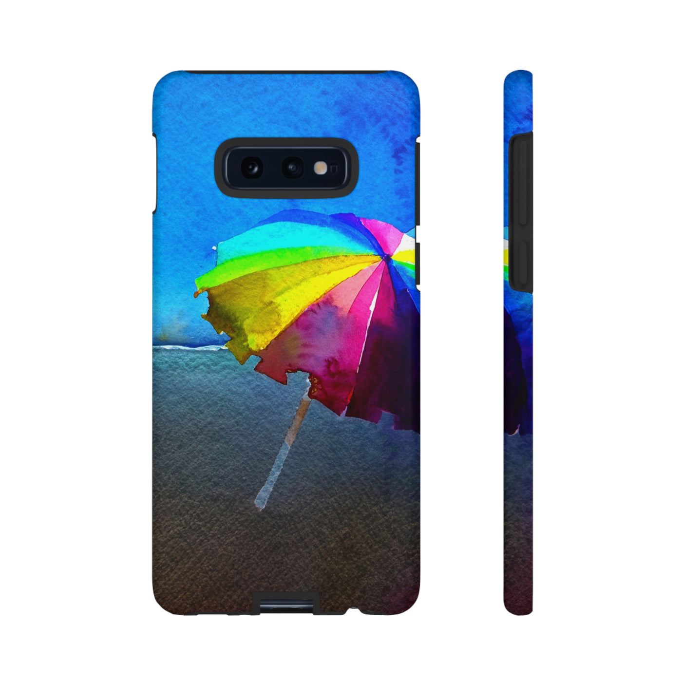 Cute Samsung Case | Cool Iphone Case | Summer Colorful Beach Parasol, Samsung S24, S23, S22, S21, IPhone 15 Case | Iphone 14 Case, Iphone 13 Case