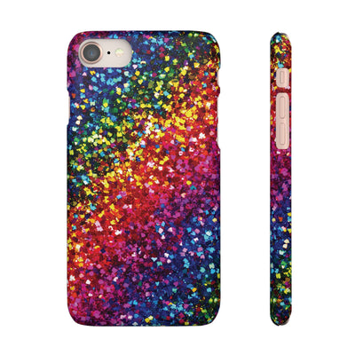 Snap Non-Glitter Muted Color Play on "Faux" Glitter Effect Cute Phone Cases for Samsung and Iphone, 16, 15, 14, S24, S23, S22, S21, S20, Plus and Ultra