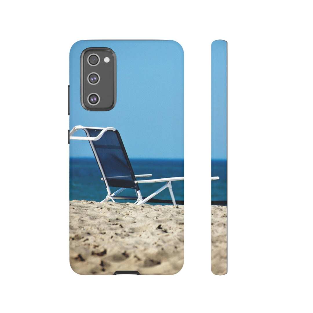 Cute Samsung Case | Cool Iphone Case | Summer Blue Beach Chair, Samsung S24, S23, S22, S21, IPhone 15 Case | Iphone 14 Case, Iphone 13 Case - Studio40ParkLane
