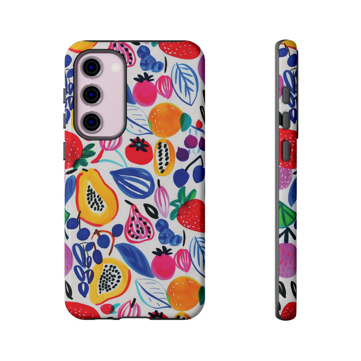 Premium Tough Summer Fruit Collage Gift for Her Cute Phone Cases for Samsung and Iphone, 16, 15, 14, S24, S23, S22, S21, S20, Plus, Ultra, Pro - Studio40ParkLane