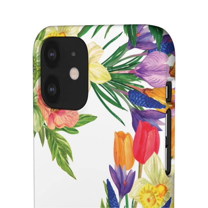 Sleek Snap Spring Summer Flowers Cute Phone Case for iPhone 16 15 14 13 12 11 X Xs Max Xr Pro Plus Samsung Galaxy S24 S23 S22 S21 S20 Ultra