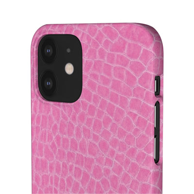 Snap Non Leather Pink Color Pattern Gift for Her Cute Phone Cases for Samsung Galaxy S24, S23, S22, S21, S20, Plus, Ultra, Iphone 16, 15, 14, Pro and Max - Studio40ParkLane