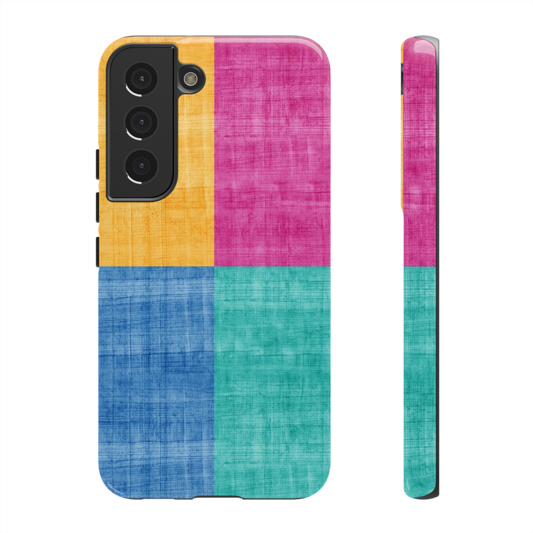 Impact Resistant, Colored Shapes, Cute Phone Cases for Samsung S24, S23, S22, S21, IPhone 15 pro Iphone 14 pro Iphone 13 IPhone 12 Iphone 11 - Studio40ParkLane