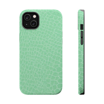 Non Leather Mint Color Pattern Magsafe Cute Phone Case for Iphone Gift for Her, | iPhone 15 Case | iPhone 15 Pro Max Case, Iphone 14, Iphone 14 Pro Max, Iphone 13, Iphone 16 - Studio40ParkLane