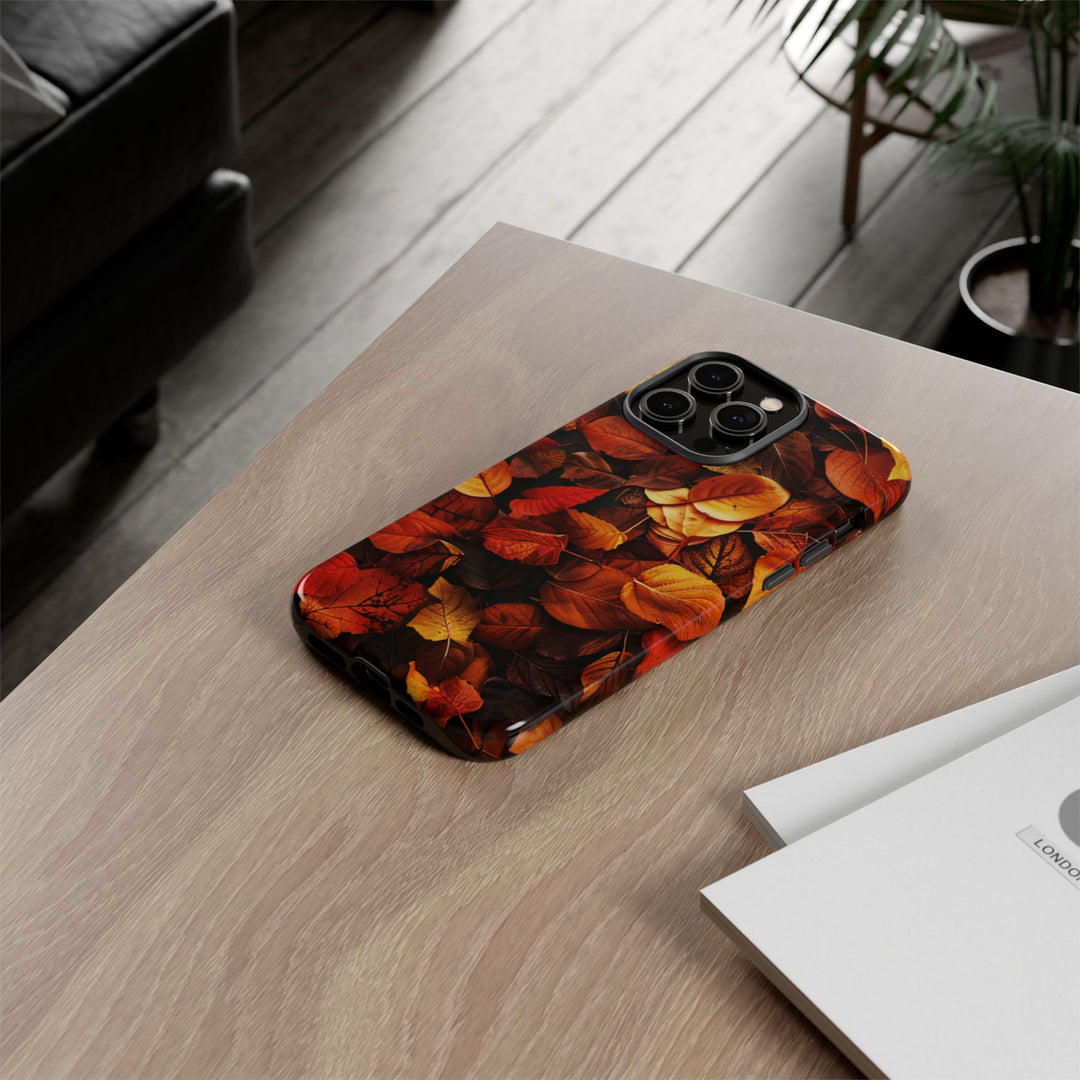 Autumn Fall Leaves Gift for Her Cute Phone Case for, Samsung Galaxy S24, S23, S22, S21, IPhone 16 Case | Iphone 15, Iphone 14, IPhone 13 Case - Studio40ParkLane