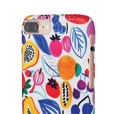 Snap Summer Fruit Gift for Her Cute Phone Cases for Samsung Galaxy S24, S23, S22, S21, S20, Plus, Ultra, Iphone 16, 15, 14, Pro and Max