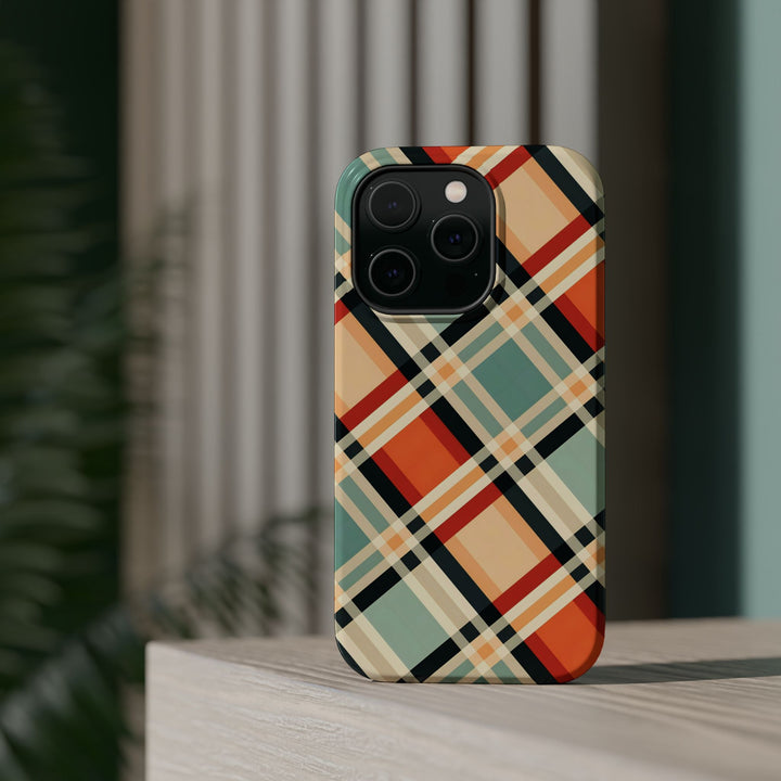 Checkered Plaid Magsafe Gift for Her Cute Phone Case for Iphone, | iPhone 16 | iPhone 15 Pro Max, Iphone 14 Pro Max, 13 12 11 10 9 8 7 - Studio40ParkLane