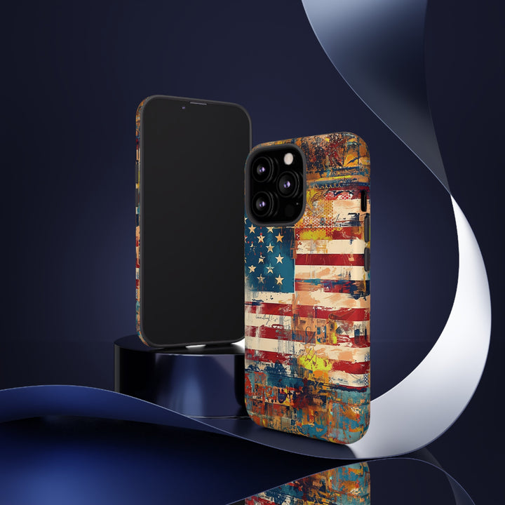 Impact Resistant, American Flag, Cute Phone Cases for Samsung S24, S23, S22, S21, IPhone 15 pro Iphone 14 pro Iphone 13 IPhone 12 Iphone 11 - Studio40ParkLane