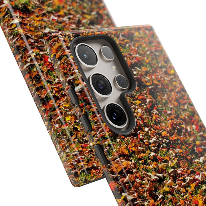 Impact Resistant, Fall Leaves Collage, Cute Phone Cases for Samsung S24, S23, S22, S21, IPhone 15 pro Iphone 14 pro Iphone 13 IPhone 12 Iphone 11 - Studio40ParkLane