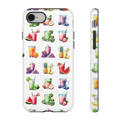 Cute Samsung Case | Cool Iphone Case | Tropical Summer Fruit Cocktail, Samsung S24, S23, S22, S21, IPhone 15 Case | Iphone 14 Case, Iphone 13 Case