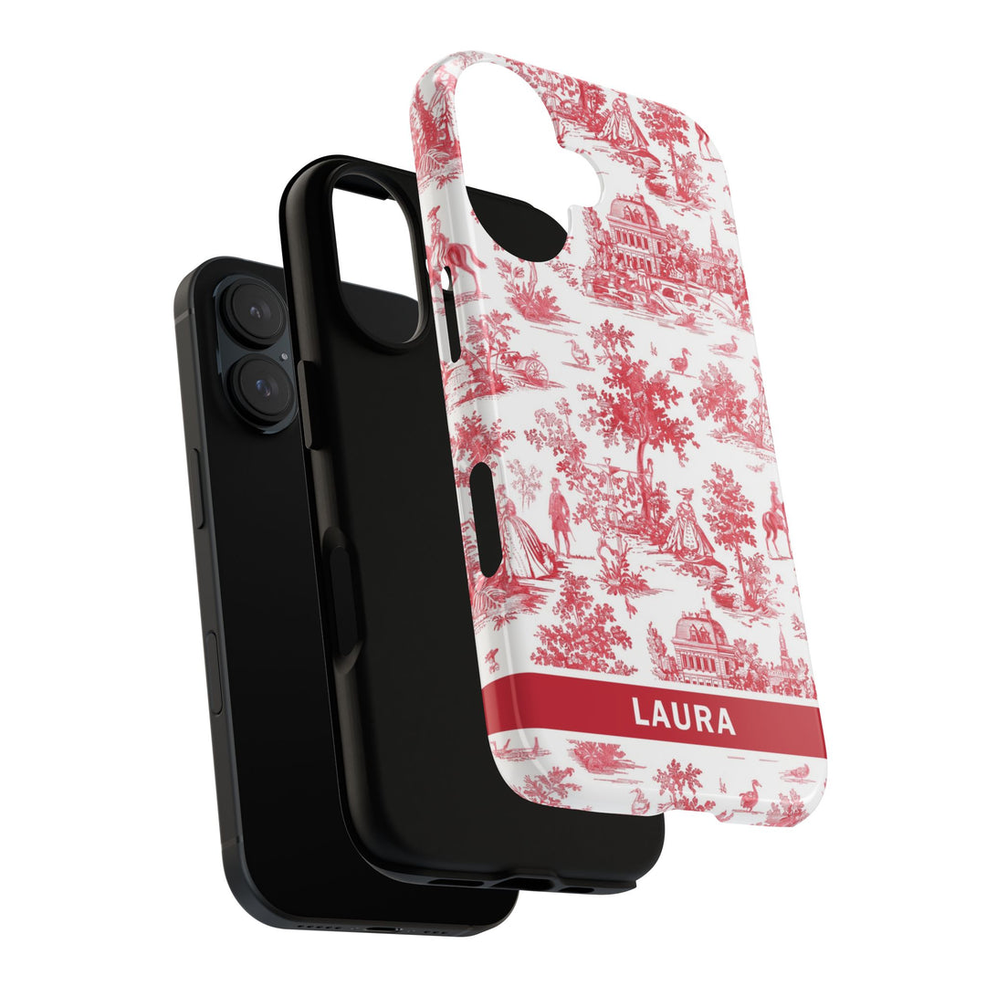 Premium Tough Personalized Initial Custom Gift Cute Phone Cases for Samsung Galaxy S24, S23, S22, S21 Plus, Ultra, Iphone 16, 15, 14 Pro Max - Studio40ParkLane