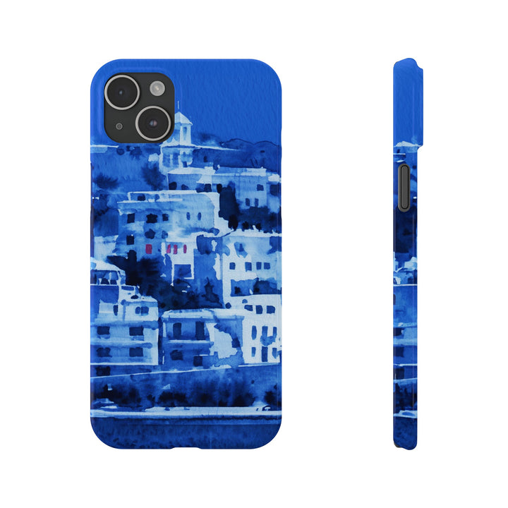 Slim Cute Phone Cases for Iphone | iPhone 15 Case | iPhone 15 Pro Max Case, Iphone 14, Iphone 14 Pro Max, Iphone 13, Greek Island Blue - Studio40ParkLane