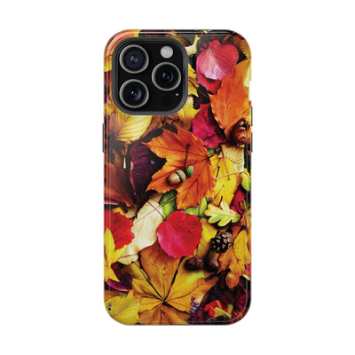 Aesthetic Tough Magsafe Fall Leaves Foliage Phone Case - For iPhone 17 Pro Max iPhone 16 Pro iPhone 15 Iphone 14 Plus 13 Pro 12 11 10 - Studio40ParkLane