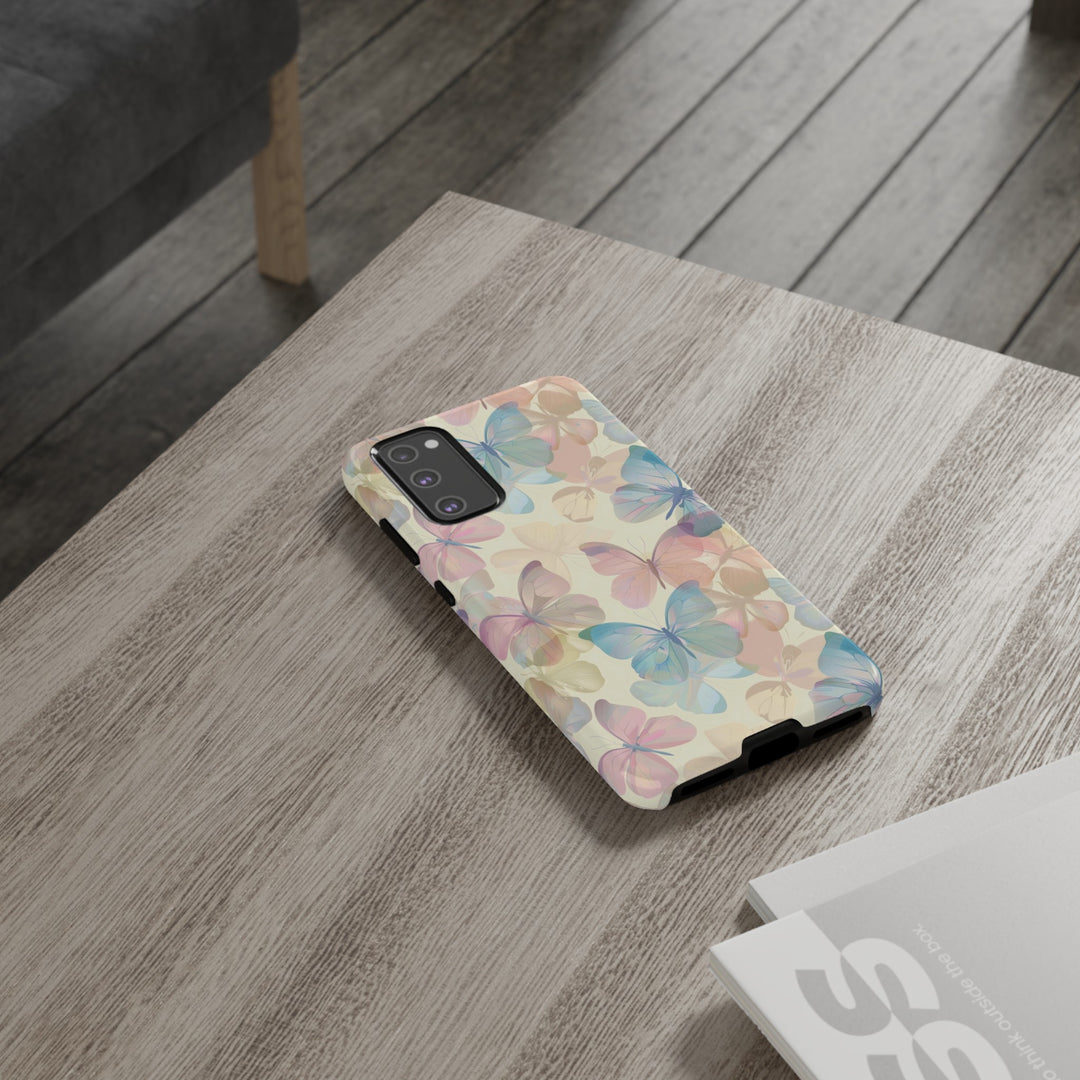 Cute Samsung Case | Cool Iphone Case | Summer Pastel Butterflies, Samsung S24, S23, S22, S21, IPhone 15 Case | Iphone 14 Case, Iphone 13 Case - Studio40ParkLane
