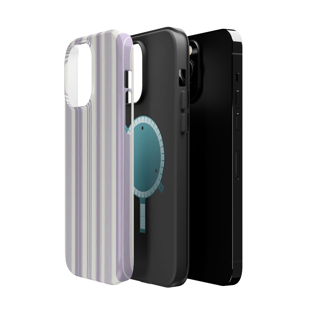 MagSafe Cute Phone Case, Coastal Striped Phone Case for iPhone 17 16 15 14 13 12 Pro Max, Samsung S25 S24 S23 Ultra case