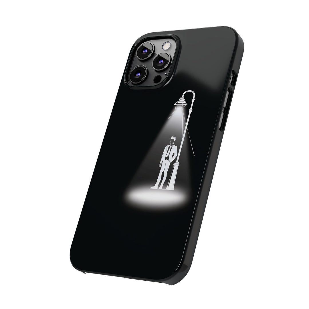 Slim Mystery Man Spotlight Gift for Her Cute Phone Cases for Iphone 16 Pro Max | iPhone 15 Case | iPhone 15 Pro Max Case, Iphone 14, 13, 12, 11, 10, 8, 7 - Studio40ParkLane