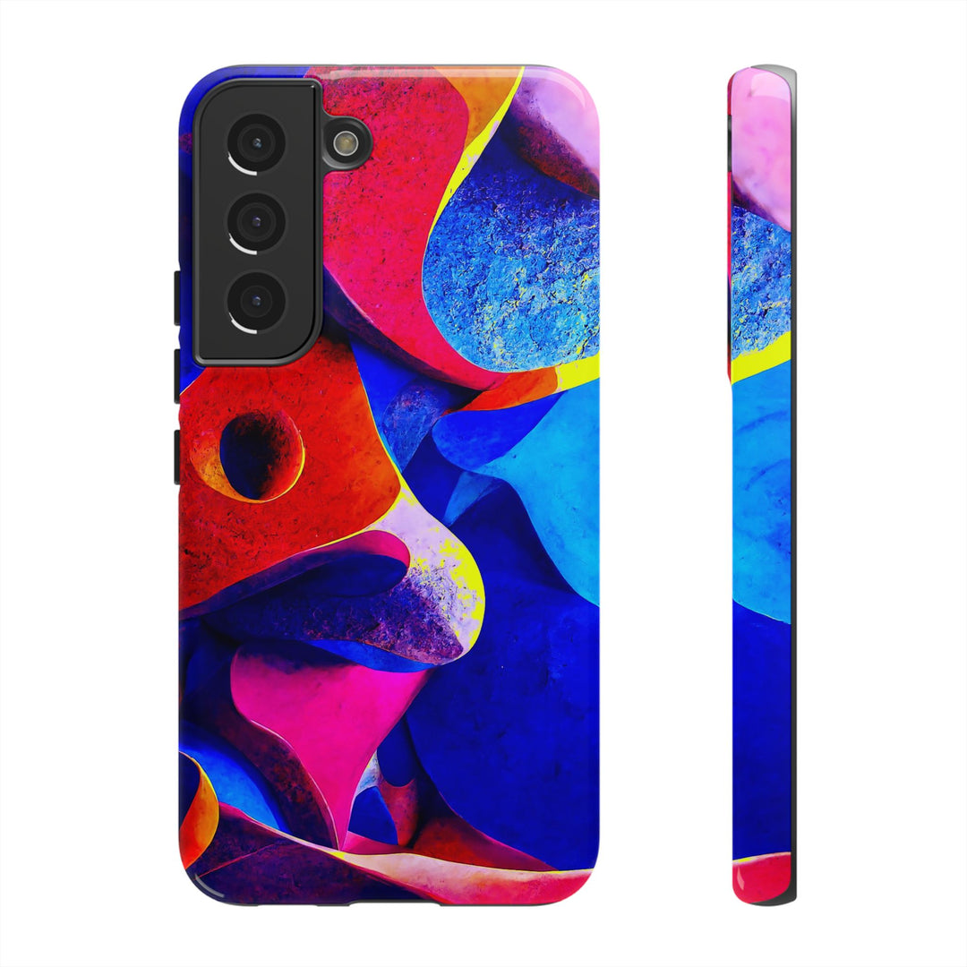 Impact Resistant, Abstract Shapes, Cute Phone Cases for Samsung S24, S23, S22, S21, IPhone 15 pro Iphone 14 pro Iphone 13 IPhone 12 Iphone 11 - Studio40ParkLane