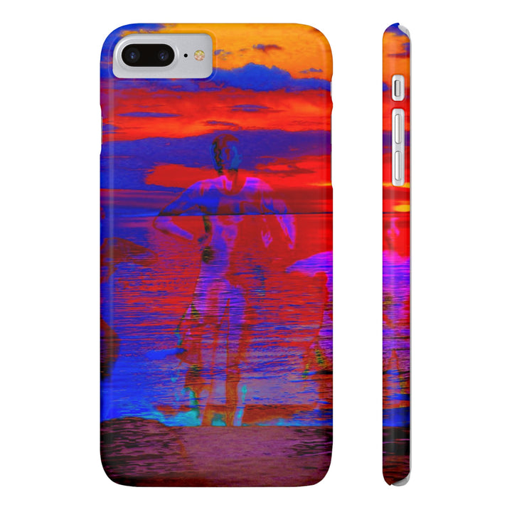 Slim Cute Phone Cases for Iphone | iPhone 15 Case | iPhone 15 Pro Max, Iphone 14 Case, Iphone 14 Pro Max, Iphone 13, Red Blue Sunset - Studio40ParkLane