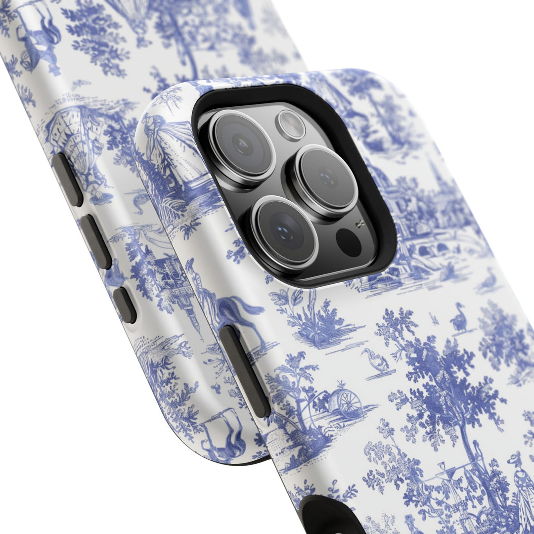 Magsafe French Toile Personalized Initial Custom Gift Cute Phone Cases for Iphone 16 Pro Max | iPhone 15, Pro Max Case, Iphone 14, 13, 12, 11, 10 - Studio40ParkLane