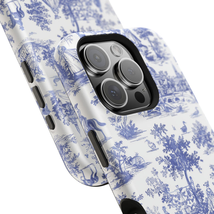Magsafe French Toile Personalized Initial Custom Gift Cute Phone Cases for Iphone 16 Pro Max | iPhone 15, Pro Max Case, Iphone 14, 13, 12, 11, 10 - Studio40ParkLane