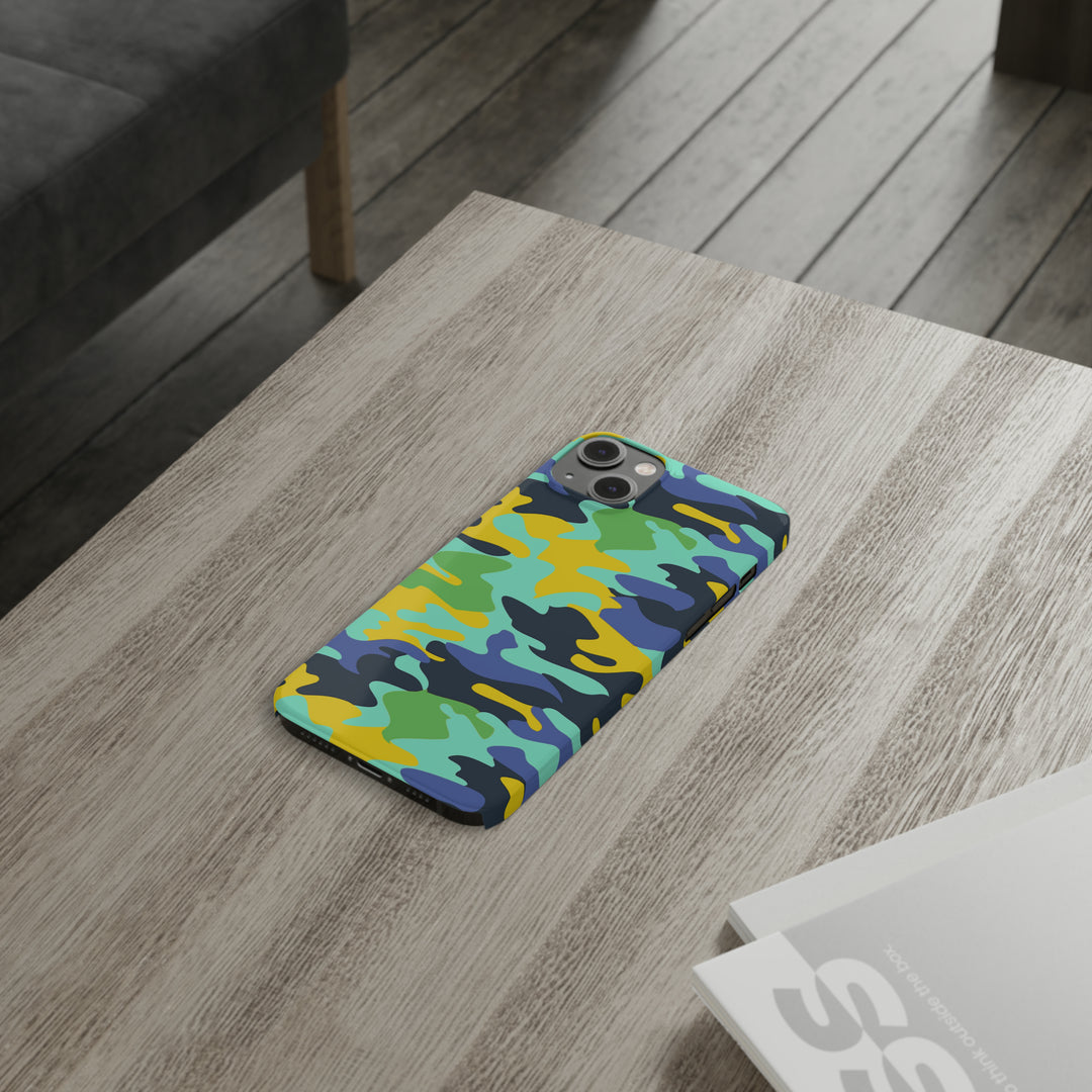Slim Cute Phone Cases for Iphone - | iPhone 15 Case | iPhone 15 Pro Max Case, Iphone 14 Case, Iphone 14 Pro Max, Iphone 13, Late Spring Camouflage - Studio40ParkLane