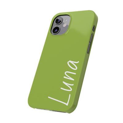 Personalized Initial Name Custom Slim Phone Cases for Iphone 16 Pro Max | iPhone 15 Case | iPhone 15 Pro Max Case, Iphone 14, 13, 12, 11, 10, 8, 7 - Studio40ParkLane