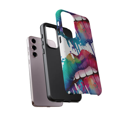 Impact Resistant, Simply Smile Lips, Cute Phone Cases for Samsung S24, S23, S22, S21, IPhone 15 pro Iphone 14 pro Iphone 13 IPhone 12 Iphone 11