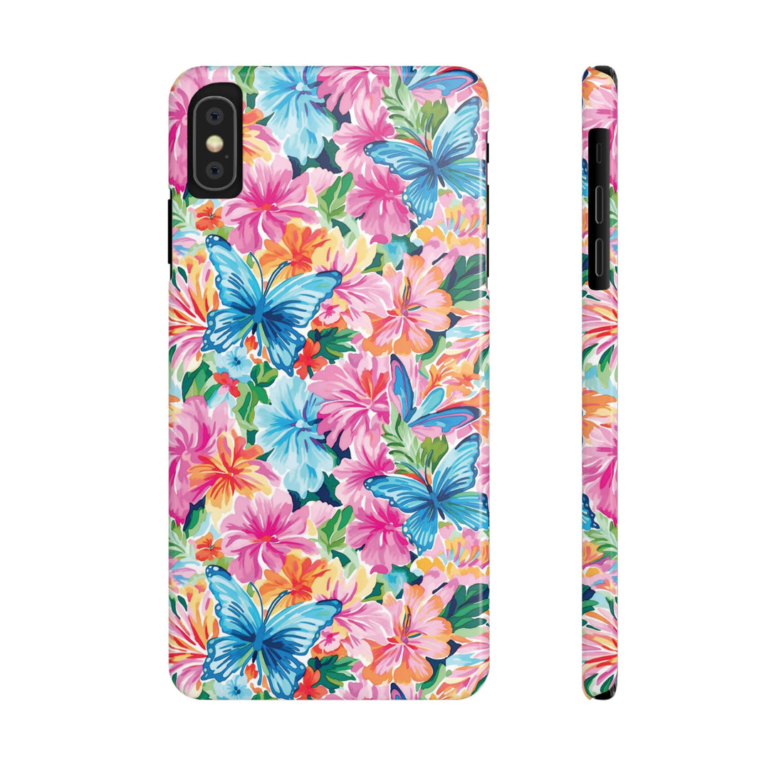 Slim Butterflies Flowers Gift for Her Cute Phone Cases for Iphone 16 Pro Max | iPhone 15 Case | iPhone 15 Pro Max Case, Iphone 14, 13, 12, 11, 10, 8, 7 - Studio40ParkLane