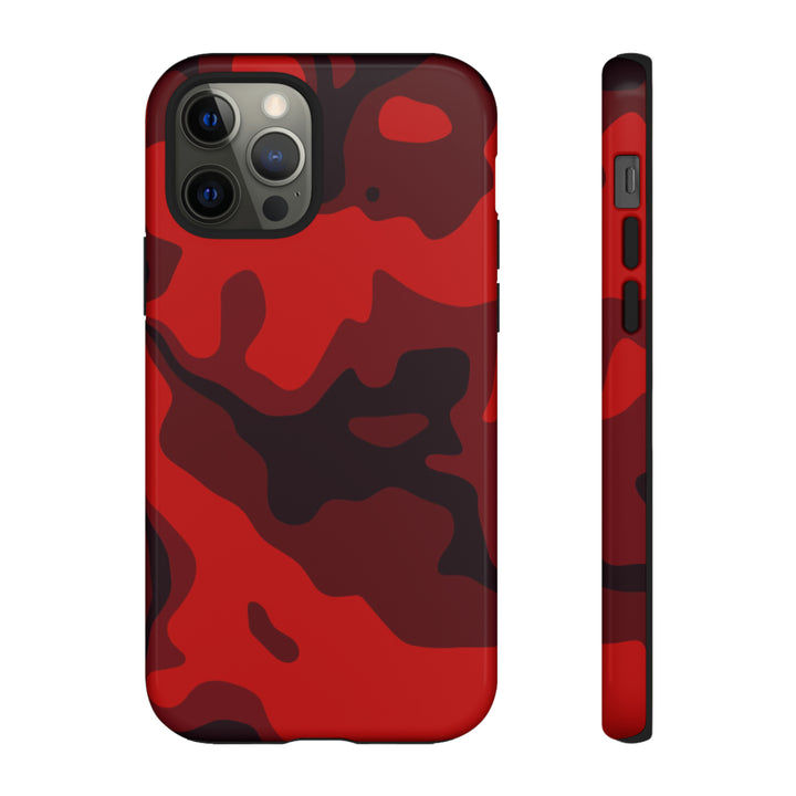 Cute IPhone Case | iPhone 15 Case | iPhone 15 Pro Max Case, Iphone 14 Case, Iphone 14 Pro Max Case IPhone Case for Art Lovers - Red Camo - Studio40ParkLane