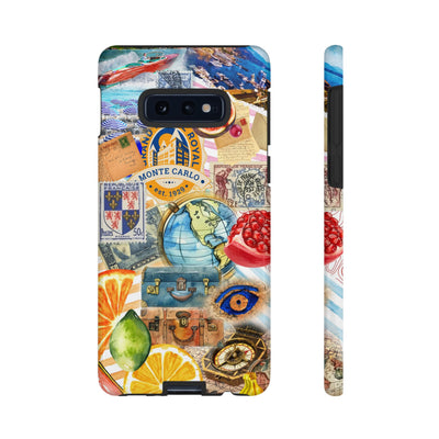 Cute European Summer Collage Phone Case, for IPhone 16 Case | Iphone 15, Iphone 14, IPhone 13 Case, 11 8 7, Samsung Galaxy S24, S23, S22, S21 Extra Protective