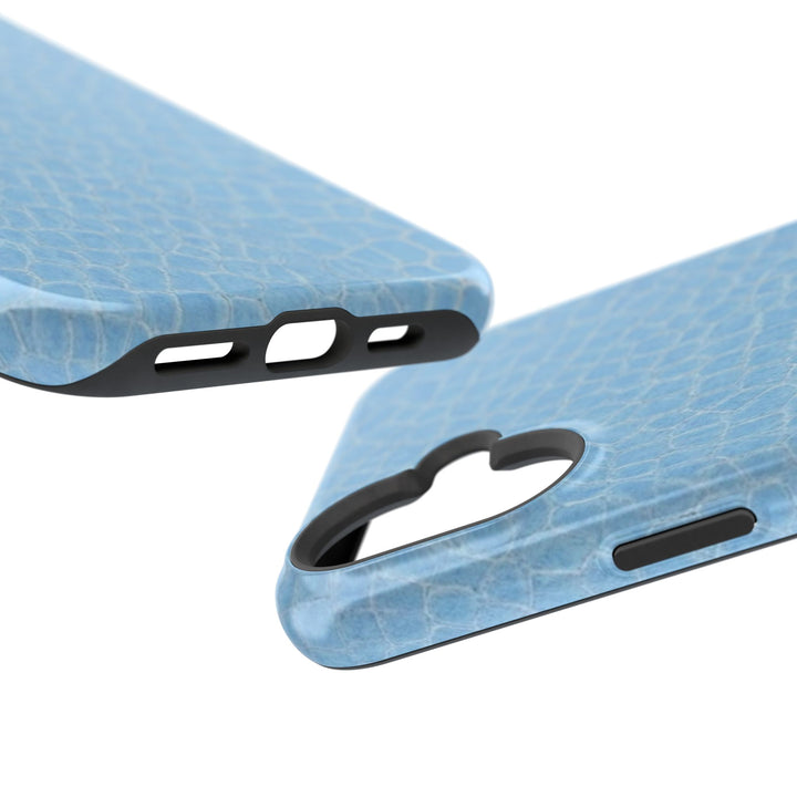 Non Leather Blue Color Pattern Magsafe Cute Phone Case for Iphone Gift for Her, | iPhone 15 Case | iPhone 15 Pro Max Case, Iphone 14, Iphone 14 Pro Max, Iphone 13, Iphone 16 - Studio40ParkLane