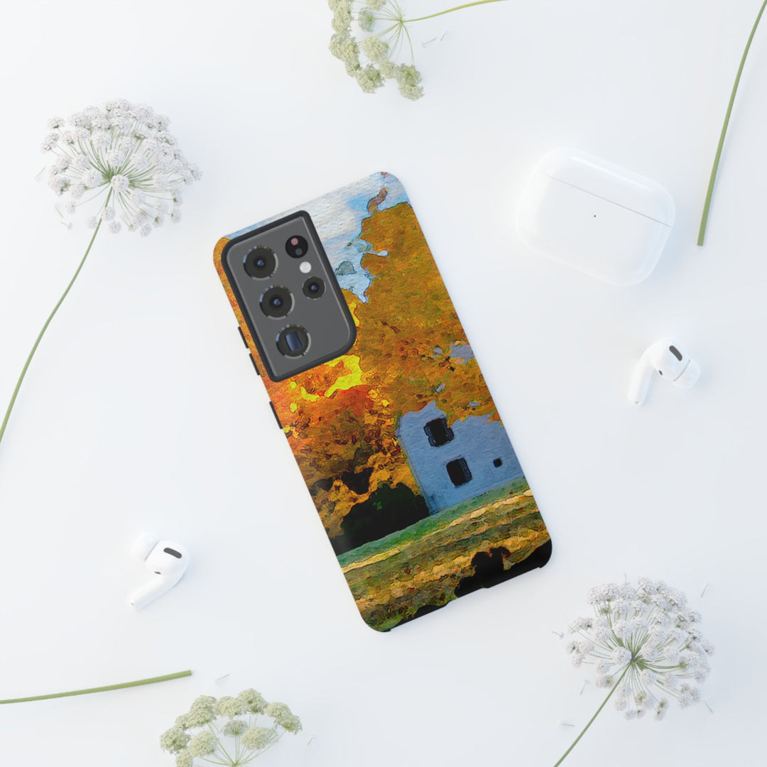 Impact Resistant, Fall Leaves Watercolor, Cute Phone Cases for Samsung S24, S23, S22, S21, IPhone 15 pro Iphone 14 pro Iphone 13 IPhone 12 Iphone 11 - Studio40ParkLane