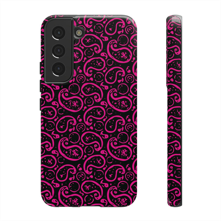 Samsung Galaxy Phone Case | Galaxy S23, S22, S21, S20 | Luxury Case Double Layered | Impact Resistant | Fashionable - Paisley 3 - Studio40ParkLane