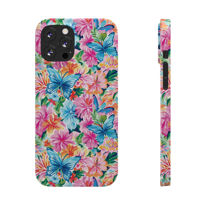 Slim Butterflies Flowers Gift for Her Cute Phone Cases for Iphone 16 Pro Max | iPhone 15 Case | iPhone 15 Pro Max Case, Iphone 14, 13, 12, 11, 10, 8, 7 - Studio40ParkLane