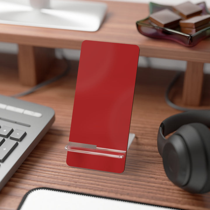 Phone Stand, Soothing Terra Cotta Red Design for Iphones 16, Iphone 15, 14, 13, 12 Samsung Galaxy S24, S23, S22, S21 and Google Pixel 8 - Studio40ParkLane